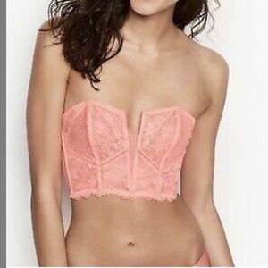 NWOT Victoria’s Secret Strapless Crop Top Bra